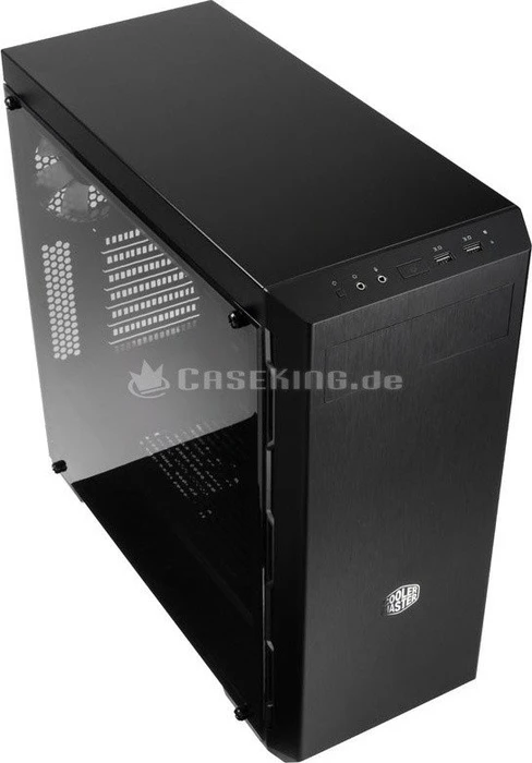 Cooler Master MasterBox MB600L schwarz/grau, Acrylfenster, mit 5.25" Schacht