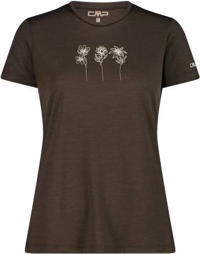 CMP Performance Merino Funktionsshirt kurzarm toffee (Damen)