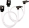 Corsair Premium Sleeved SATA 6Gb/s Kabel weiß 0.3m, gewinkelt Vorschaubild