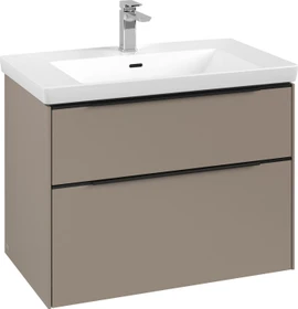 Villeroy & Boch Subway 3.0 Waschtisch-Unterschrank, 2 Auszüge, 772x576x478mm taupe