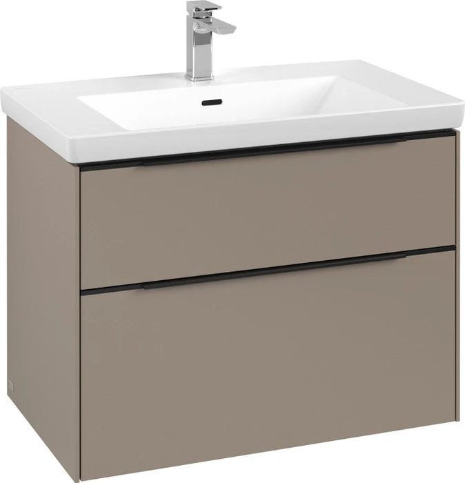 Villeroy & Boch Subway 3.0 Waschtisch-Unterschrank, 2 Auszüge, 772x576x478mm taupe