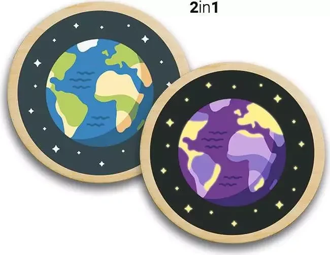 Ravensburger Malen nach Zahlen CreArt Wooden Tag und Nacht