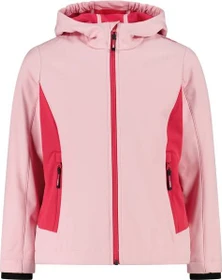 CMP Softshell Melange Fix Hood Funktionsjacke rosa (Junior)