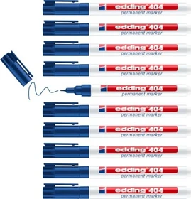 edding 404 Permanentmarker blau, 10er-Pack