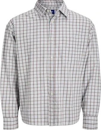 Jack & Jones Oversize Fit Hemd langarm deep mahogany (Herren)