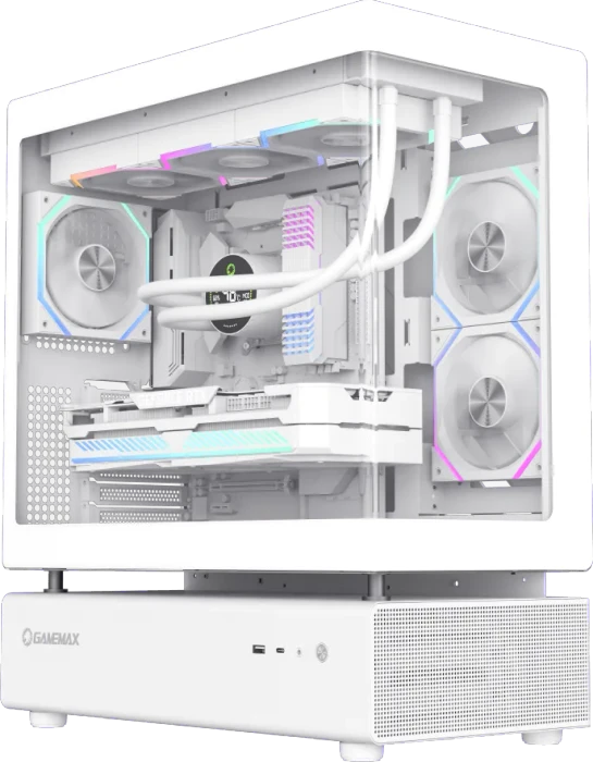 GameMax N80 White, Glasfenster
