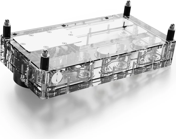 Alphacool Core Distro Plate 240 Links mit VPP, Verteilerplatte mit Pumpe