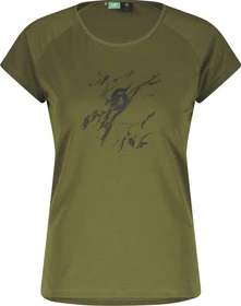 Scott Defined Dri Trikot kurzarm fir green (Damen)