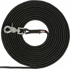 Trixie Schleppleine, rund, S-M, 15m, schwarz