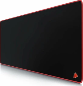 Titanwolf Symbol Red XXL Speed Gaming-Mauspad, schwarz/rot