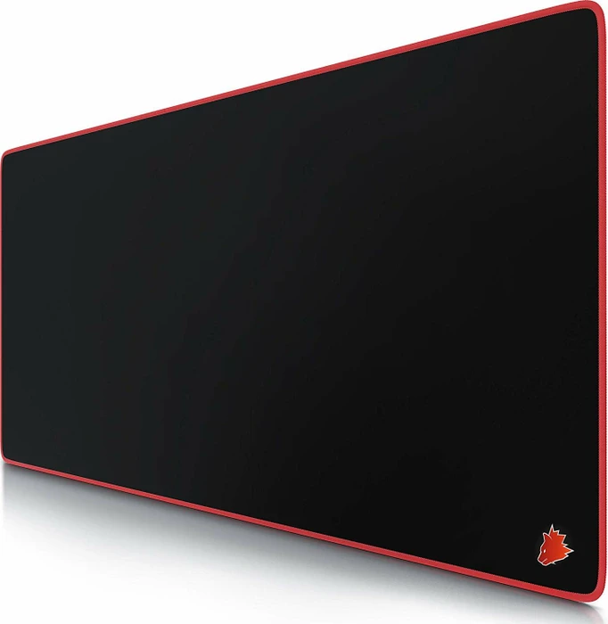 Titanwolf Symbol Red XXL Speed Gaming-Mauspad, schwarz/rot