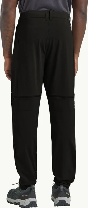 Jack Wolfskin Hikeout Zip Away Zip-Off Hose lang schwarz (Herren)
