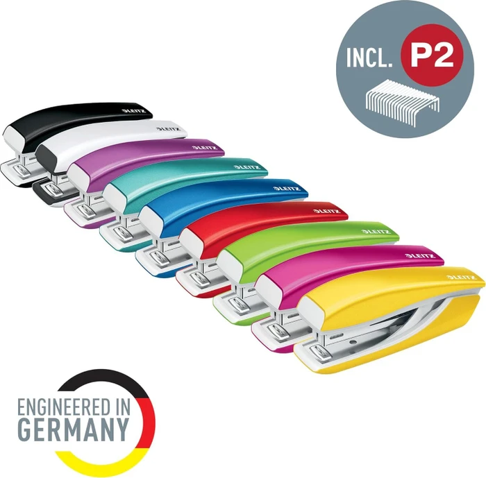 Leitz NeXXt WOW Mini-Heftgerät Metall, rot