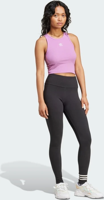 adidas Essentials Ribbed Funktionsshirt ärmellos preloved purple (Damen)