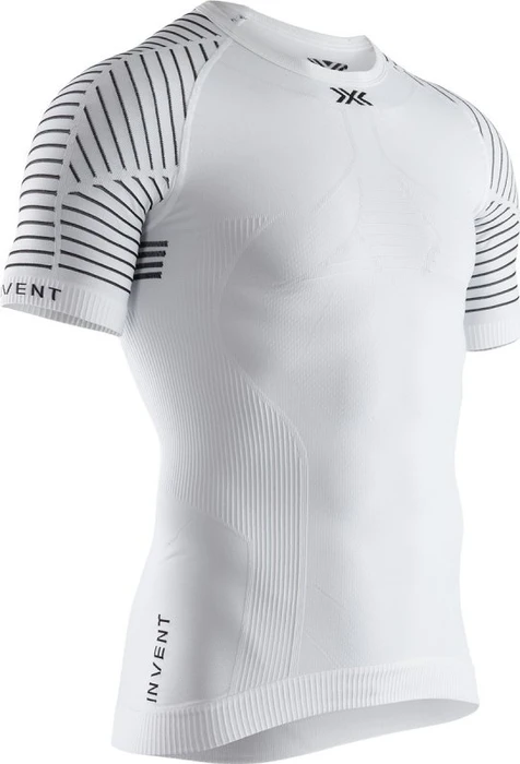 X-Bionic Invent 4.0 Kompressionsshirt kurzarm arctic white/dolomite grey (Herren)
