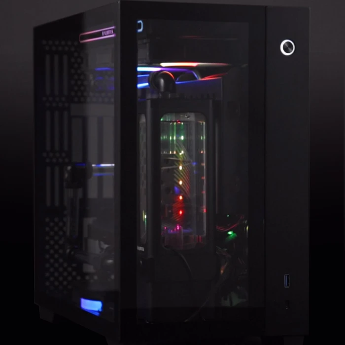 Raijintek Paean Mini, Glasfenster, Mini-ITX