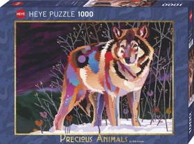 Heye Puzzle Precious Animals Night Wolf