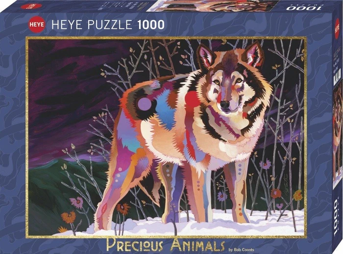 Heye Puzzle Precious Animals Night Wolf