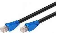 MicroConnect Outdoor-Patchkabel, Cat6, U/UTP, RJ-45/RJ-45, 20m, schwarz