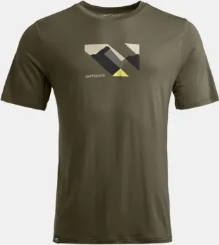 Ortovox 140 Cool Landscape Funktionsshirt kurzarm dark wild herbs (Herren)