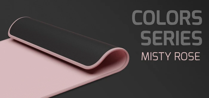 Natec Colors Series Mouse Pad Misty Rose, 300x250mm, rosa