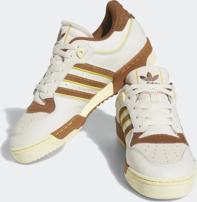 adidas Rivalry Low 86 chalk white/wild brown/hazy yellow