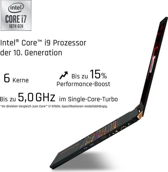 MSI GS75 Stealth 10SE-1031, Core i7-10750H, 16GB RAM, 1TB SSD, GeForce RTX 2060, DE