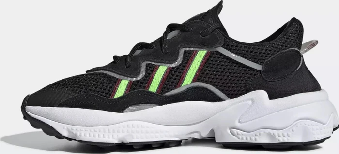 adidas Ozweego core black/solar green/onix (Junior)