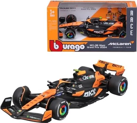 Bburago McLaren MCL38 Lando Norris #4 2024