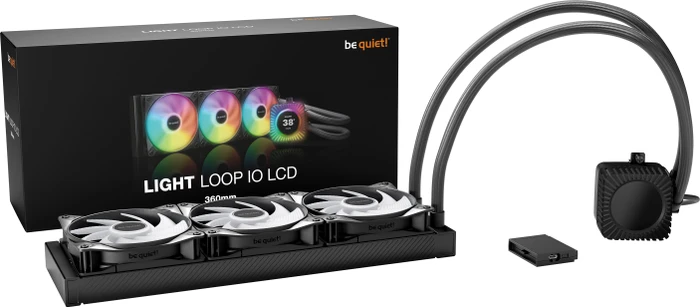 be quiet! Light Loop IO LCD 360mm, schwarz