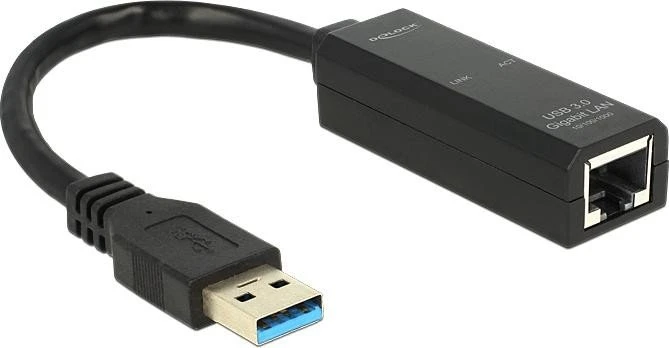DeLOCK RJ-45 LAN-Adapter, USB-A 3.0 [Stecker]