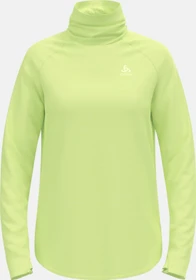 Odlo Run Easy Warm Laufshirt langarm shadow lime melange (Damen)
