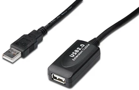 Digitus USB 2.0 aktives Verlängerungskabel A/A, 20m (DA-73102)