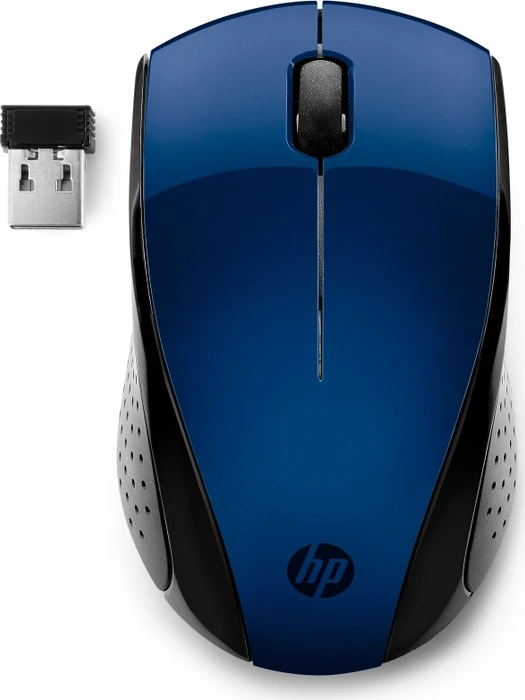 HP Wireless Mouse 220 Chrome Edition schwarz/blau, USB