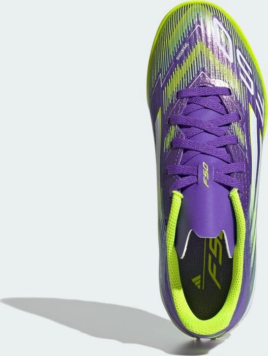 adidas F50 League TF purple rush/cloud white/lucid lemon (Junior)