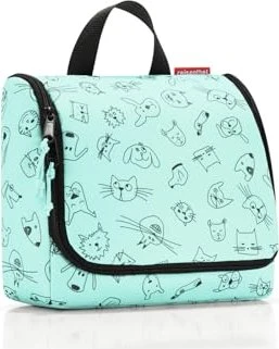 Reisenthel Toiletbag kids cats and dogs mint