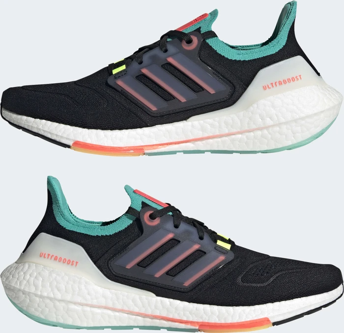 adidas Ultraboost 22 core black/turbo/mint rush (Herren)