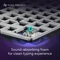Dark Project ALU87A Violet Gaming Keyboard, weiß/violett, LEDs RGB, g3ms Sapphire, USB, US Vorschaubild