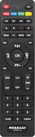 MegaSat HD 601 V2 Fernbedienung
