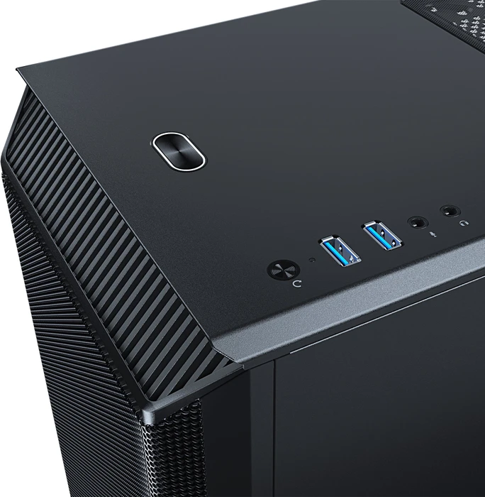 Phanteks Eclipse P300A Mesh Edition, schwarz, Glasfenster