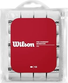 Wilson Pro Overgrip Sensation Griffband weiß, 12 Stück
