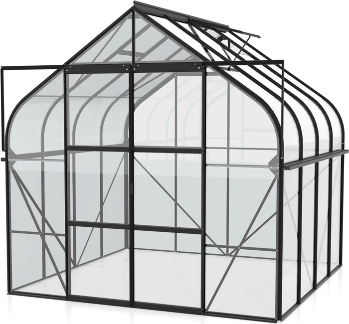 Vitavia Diana 6700 ESG 3mm Gewächshaus schwarz