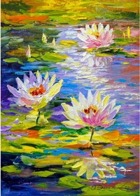 ENJOY Puzzle Water Lilies in the Pond