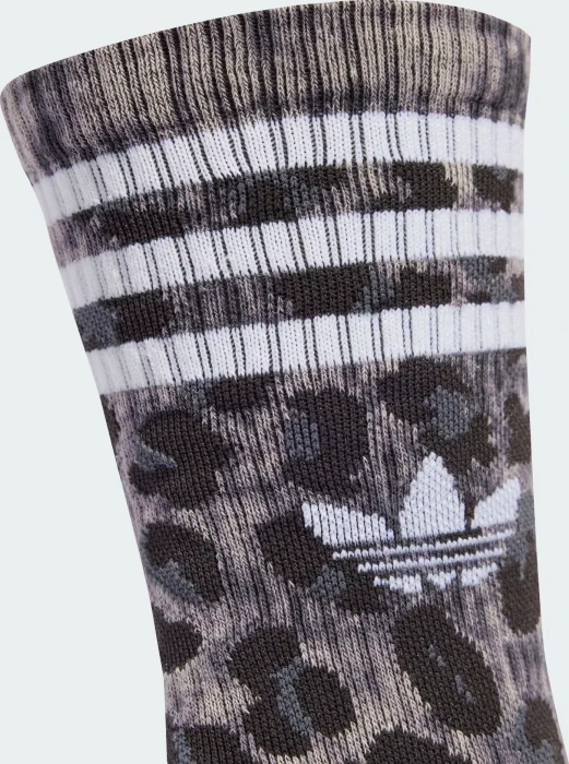 adidas Leopard Crew Socken carbon/black, 2 Paare