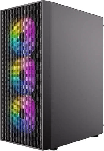 Antec AX27 RGB Elite, schwarz, Glasfenster