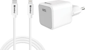 Sandberg USB-C AC 20W Charger EU + Lightning 1M weiß