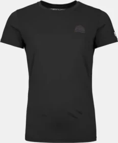 Ortovox 120 Cool Tec Mountain Stripe Funktionsshirt kurzarm black raven (Damen)