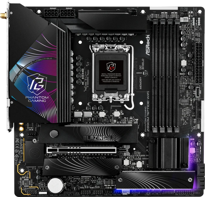 ASRock Phantom Gaming Z890M Riptide WiFi (Intel 1851)