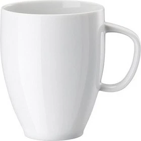 Rosenthal Junto Weiß Porzellan Becher mit Henkel 380ml