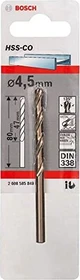 Bosch Professional HSS-Co Spiralbohrer, 4.5x47x80mm, 1 Stück